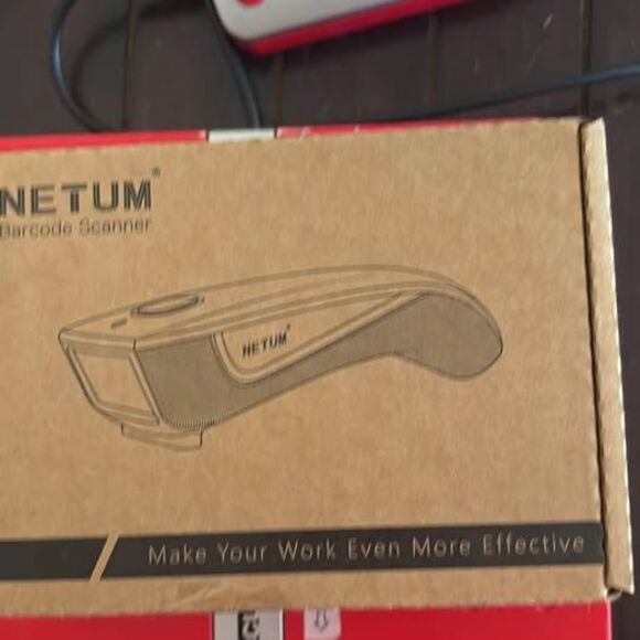 NETUM QR Code Scanner, Mini Barcode Scanner Bluetooth Compatible, Small Portable - Picture 10 of 10
